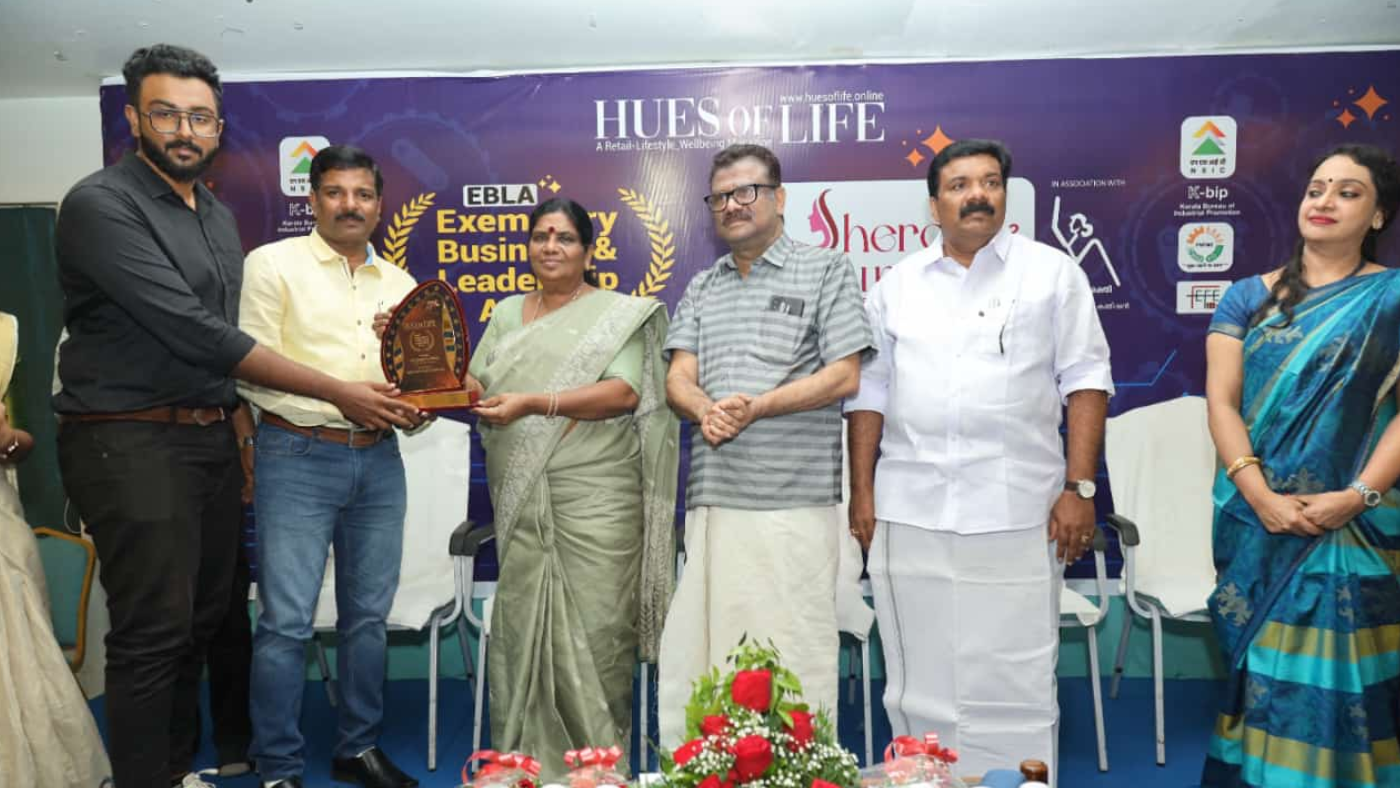 Celebrating Exemplary Business & Leadership Award for Best Plywood Brand in Kerala