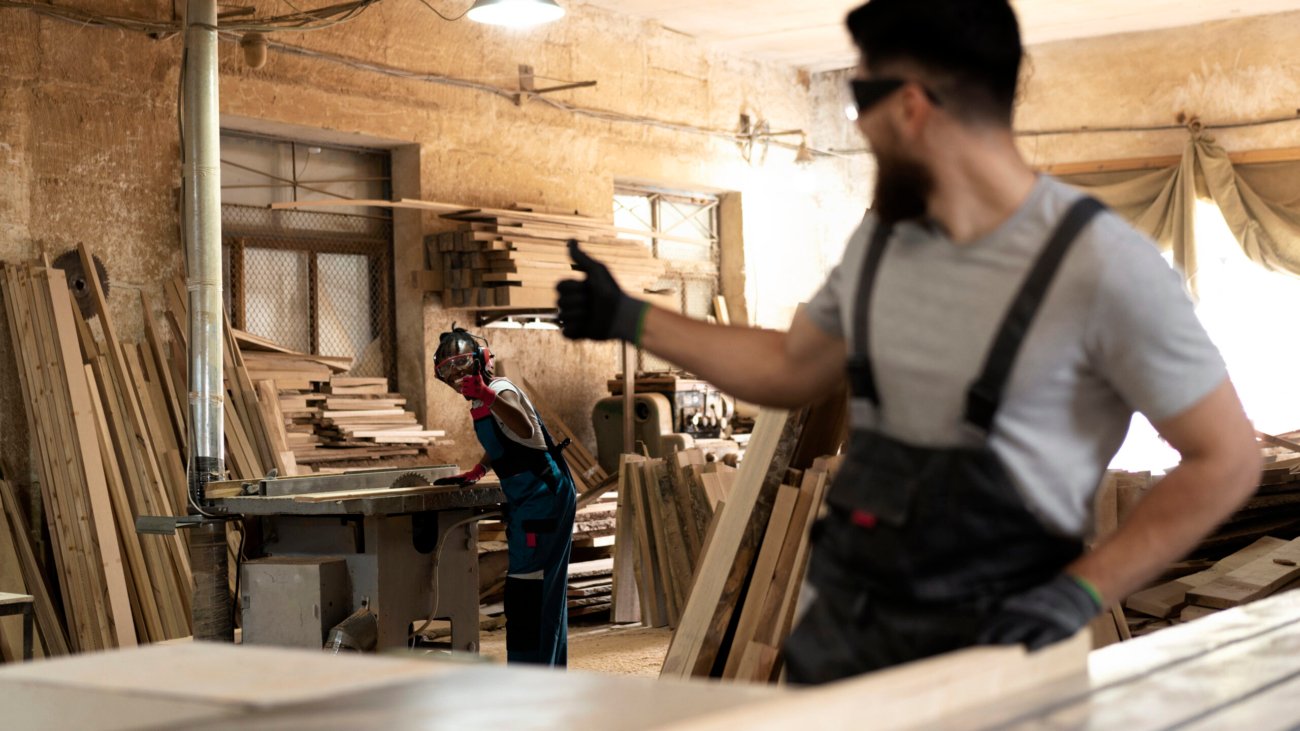 carpenter-cutting-mdf-board-inside-workshop